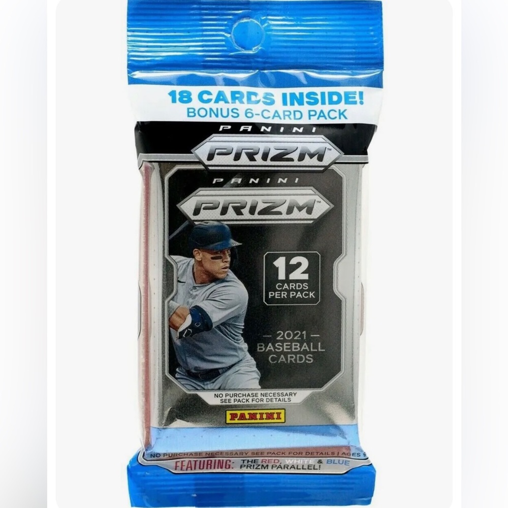 Panini Prizm 2021 Baseball Cards 12 pk PLUS bonus 6 pk